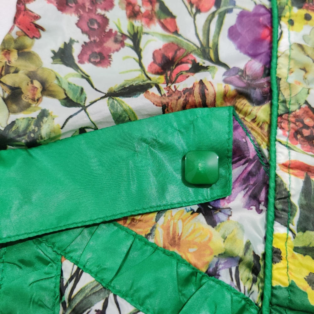 Multicolor Floral Wind Breaker - Picture 2 of 10